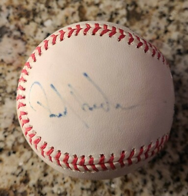 #ad Rickey Henderson single signed Baseball some fading from sharpie autograph $60.00