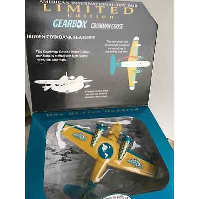 Gearbox 94th American International Toy Fair Grumman Goose Diecast Airplane $35.00