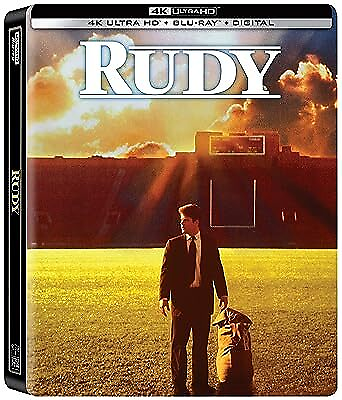 #ad New Steelbook Rudy UHD Blu ray Digital $25.29