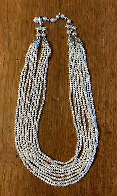 #ad Elegant strands of beads necklace $8.00