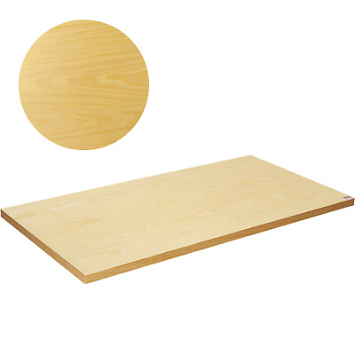 #ad VEVOR Table Top Solid Wood Desk Top 47.2quot; x 29.5quot; x 1.5quot; Rectangular Maple Wood $130.04