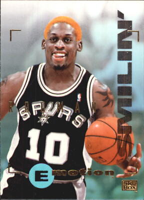 #ad 1994 95 Emotion San Antonio Spurs Basketball Card #90 Dennis Rodman $1.88