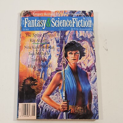 #ad Fantasy amp; Science Fiction June 1995 Digest Paperback Ray Aldridge $4.58