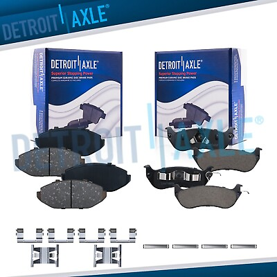 #ad Front amp; Rear Ceramic Brake Pad for 1998 02 Crown Victoria Town Car Grand Marquis $49.26