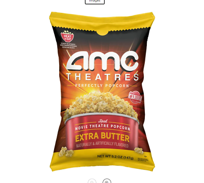 #ad AMC Theatres Movie Theatre Classic Butter Microwave Popcorn 16.5 oz $8.30