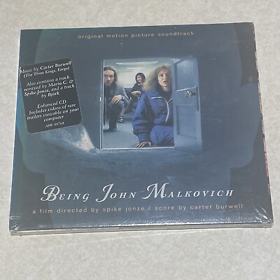#ad Being John Malkovich Soundtrack Carter Burwell Enhanced CD 1999 NEW SEALED $7.99