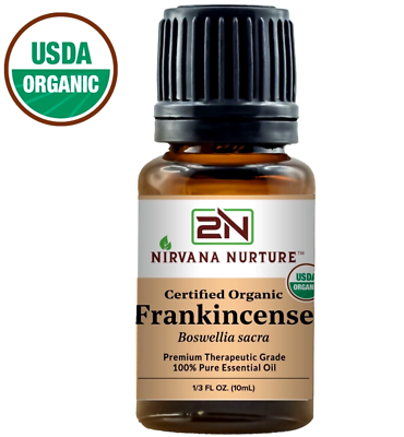#ad #ad Organic Frankincense Essential Oil USDA Certified 100% Pure Therapeutic Grade $9.99