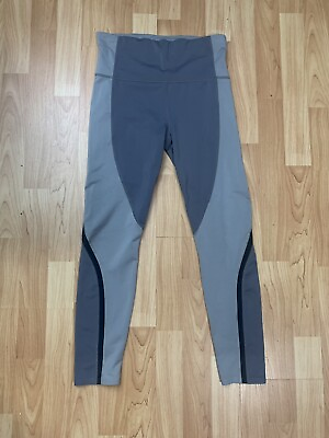 #ad Athleta Womens Up for Anything Color Block Leggings Size Small Yoga Stretch Gray $21.24