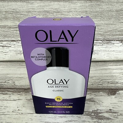 #ad Olay Age Defying Classic Protective Lotion SPF 15 Sunscreen 4 Oz EXP: 2025 $14.49