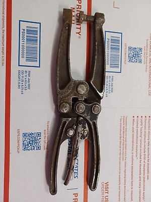 #ad Detroit Stamping DE STA CO 491 Adjustable Welding Hand Squeeze Clamp USA 10#x27;#x27; lg $9.99