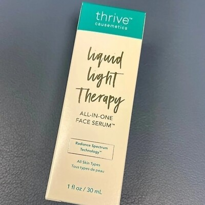 #ad Thrive Causemetics Liquid Light Therapy All In One Face Serum Full Size NWIB 1oz $15.00