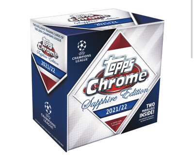 #ad 2021 22 Topps® Chrome Sapphire Edition UEFA Champions League FREE SHIPPING $189.99