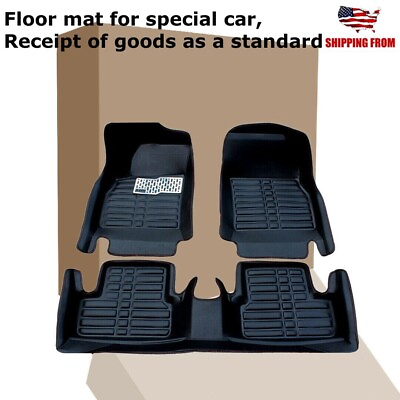 #ad Car Floor Mats XPE Black Carpet Auto Liner For 2023 2024 Honda CRV Waterproof $42.08