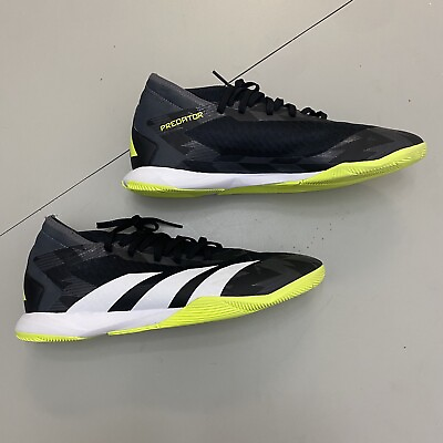 Adidas Predator Accuracy Injection.3 Indoor Soccer Turf Shoes Mens Size 11 Black $39.99