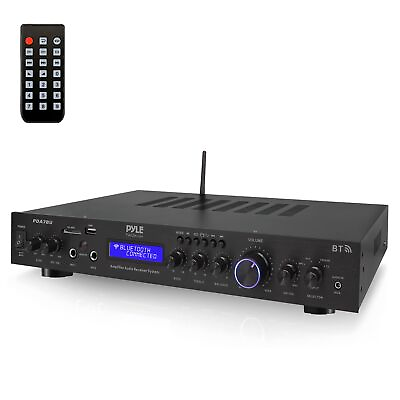 Pyle 5 Channel Rack Mount Bluetooth Receiver Home Theater Amp Speaker... $109.56