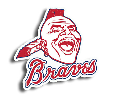 #ad Atlanta Braves Retro Decal Sticker 5quot; $3.75