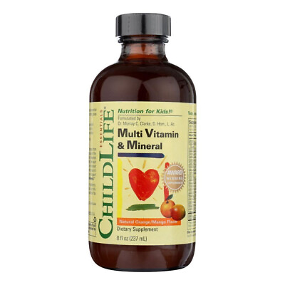 Essentials Multi Vitamin amp; Mineral Natural Orange Mango 8 fl oz 237 ml $16.00