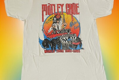#ad New Motley Crue Allister Fiend World Tour 1985 1986 Concert new new $21.99