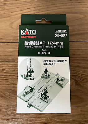 #ad KATO N Scale 20 027 Railroad crossing track #2 124mm 4.8 inch From Japan NEW $40.54