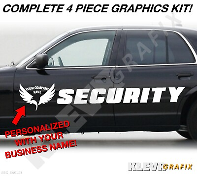 #ad Custom Security Company Vehicle Vinyl Graphics Decals Kit Police EAGLE1 $159.95