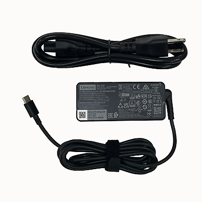 #ad NEW OEM 45W USB C Type C AC Adapter Laptop Charger For Lenovo Thinkpad X1 Tablet $15.99