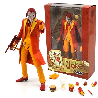 #ad NECA DC Comics Orange McDonald#x27;s Joker Dark Knight Action Figure in Box Toy 7in $26.99
