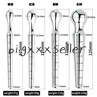 #ad New Male Stainless Steel Solid Bird Urethra Stretching Sounding Dilator Device $16.94