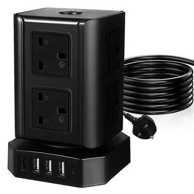 #ad Surge Protector Tower Charging Tower Surge Protector Power Outlet Tower $42.15