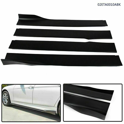 #ad 2 Pair Universal Car Side Skirt Extension Rocker Panel Splitter Lip For Most Car $24.00