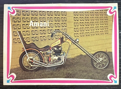 #ad 1972 Donruss Choppers and Hot Bikes Amani #20 F G $1.75