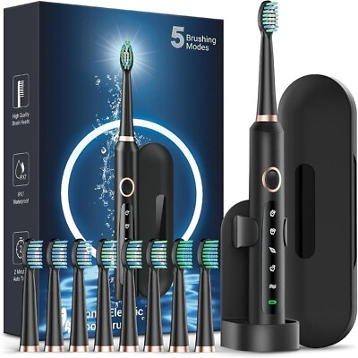 #ad Sonic Electric Toothbrush for Adults Rechargeable Electric toothbrush $29.99