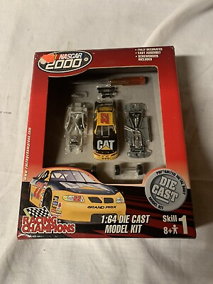 #ad 2000 NASCAR Racing Champions 1:64 Die Cast Model Kit CAT #22 Car Building Kit $5.99