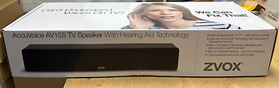 ZVOX AccuVoice Av155 Sound Bar TV Speaker With Hearing Aid Technology Rose Gold $90.00