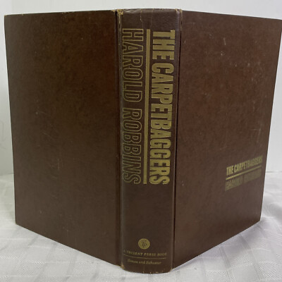 #ad The Carpetbaggers Harold Robbins 1961 6th Sixth Printing Hardcover Book $29.99