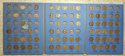 #ad 64 Coin Set 1909 1940 LINCOLN WHEAT PENNY CENT Early Dates Collection #998 $64.99