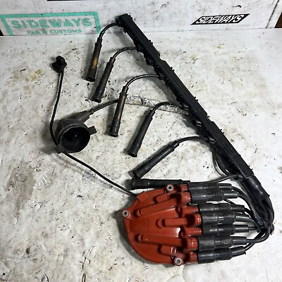 #ad 84 91 BMW E30 Distributor Cap amp; Spark Plug Wires M20 Bosch $119.99