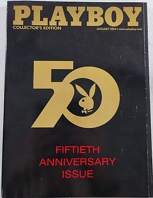 #ad 2004 PLAYBOY January 50th Anniversary Collector#x27;s Edition $17.95