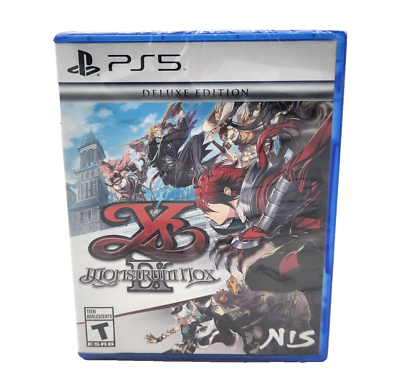 Ys IX: Monstrum Nox Deluxe Edition Sony PlayStation 5 PS5 New Sealed US $67.00