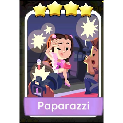 #ad Monopoly Go Paparazzi⭐️⭐️⭐️⭐️4 Star Stickers ⚡️Fast Delivery $3.98