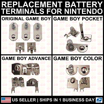 Battery Terminal Contact Spring For Game Boy GB DMG Color GBC Advance GBA Pocket $6.99