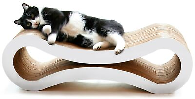 #ad PetFusion Ultimate Cat Scratcher Lounge Reversible Infinity Scratcher in Mul... $67.81