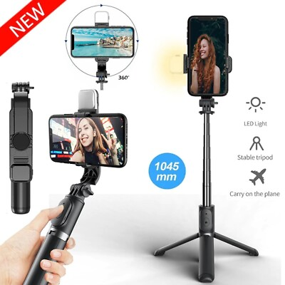 #ad Remote Selfie Stick Tripod Phone Desktop Stand Desk Holder For iPhone Samsung US $11.96