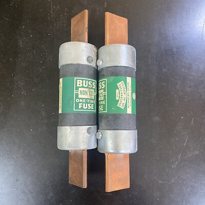 Bussman NON 125 One Time Fuse Lot of 2 #ad $24.95