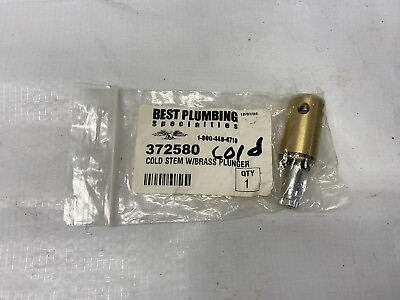 #ad Best Plumbing Specialties 372580 Cold Stem W Brass Plunger Lot of 2 $30.00