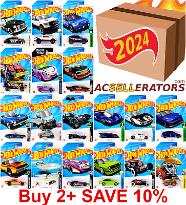#ad 2024 🏁 Hot Wheels 🏁 Cars Main Line 🚗🚙🚓 🚚 YOU PICK ✅ BUY 15 FREE SHIP ✅ $1.25