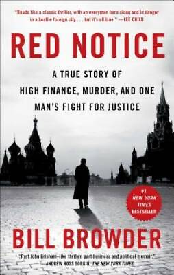 #ad Red Notice: A True Story of High Finance Murder and One Man#x27;s Fig ACCEPTABLE $4.20