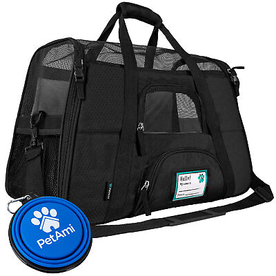 #ad Pet Dog Cat Carrier Bag Soft Sided Comfort Travel Tote Case Airline Approved US $28.99