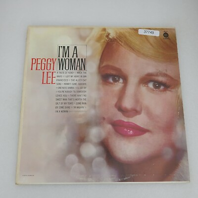 #ad Peggy Lee I#x27;M A Woman LP Vinyl Record Album $4.62