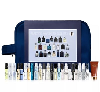 #ad 23 pc Luxury Men’s Cologne Sample Set Gift Box High End Designer Fragrance Scent $74.98