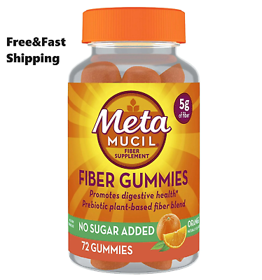 Metamucil Daily Fiber Supplement Fiber Gummies for Digestive Health 72 Ct #ad $14.00